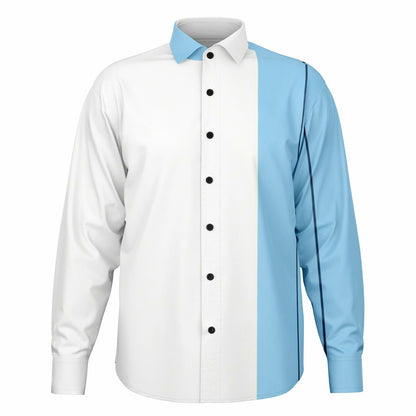 Turbo S Illustration Art Long Sleeve Button Down Shirt - AOP