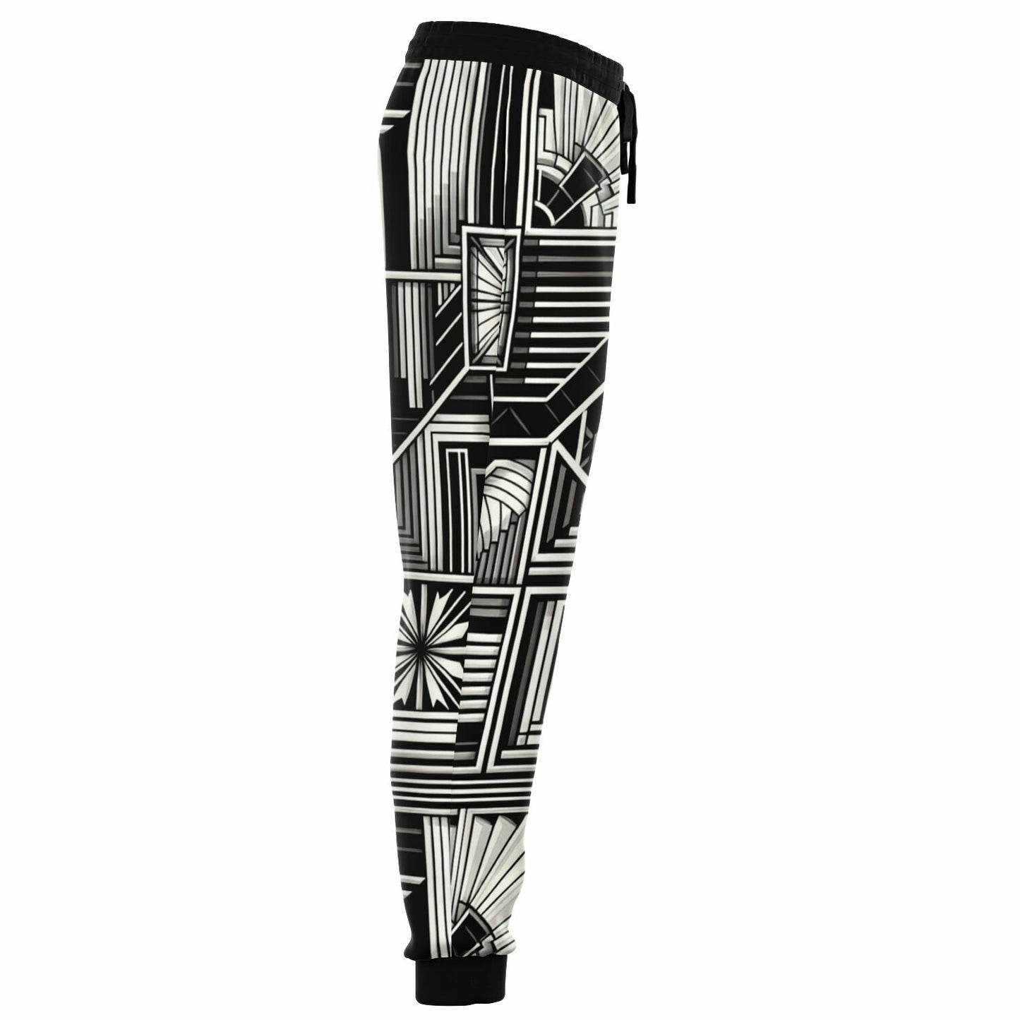 Black Artistry Pattern Fashion Sweatpants
