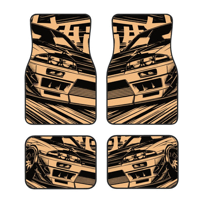 R33 GTR Illustration Automotive Floor Mats