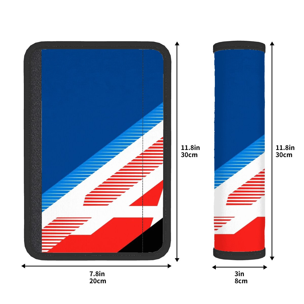 F1 Inspired Seat Belt Cover Pad 2 Pcs