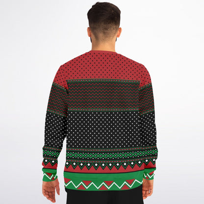 Ask Your Mom If I'm Real Funny Santa Sweatshirt