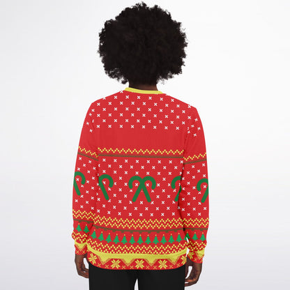 Too Lit To Quit Funny Christmas Sweatshirt