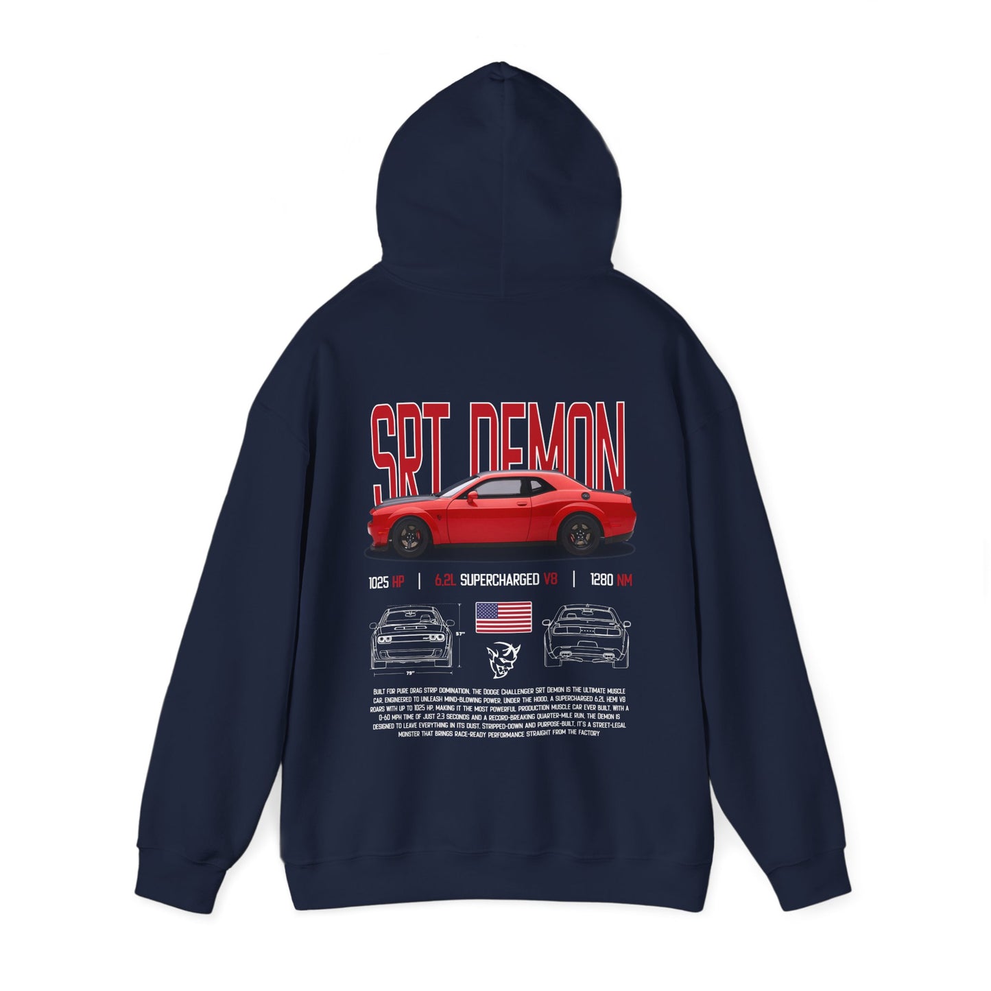 SRT Demon Poster Style Hoodie