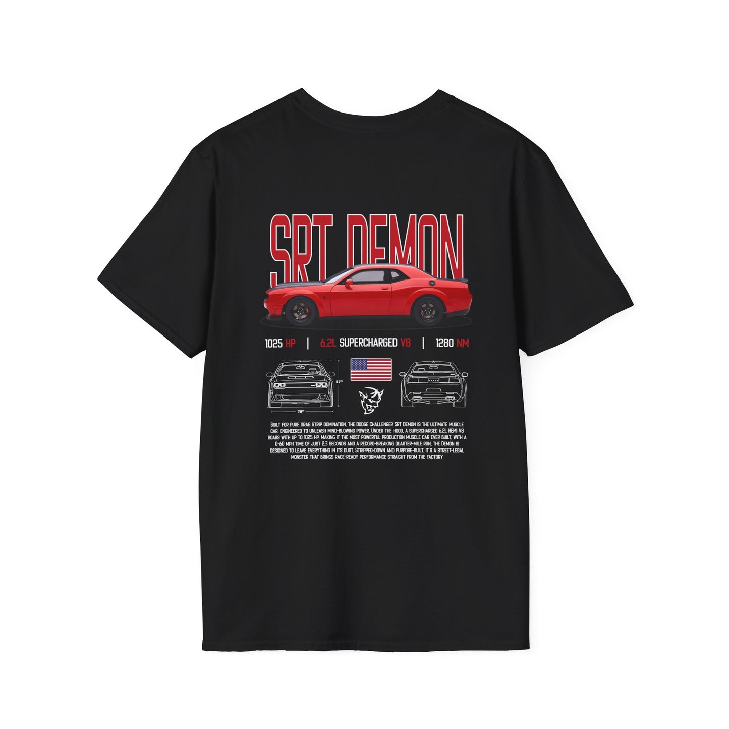 SRT Demon Poster Style T-Shirt