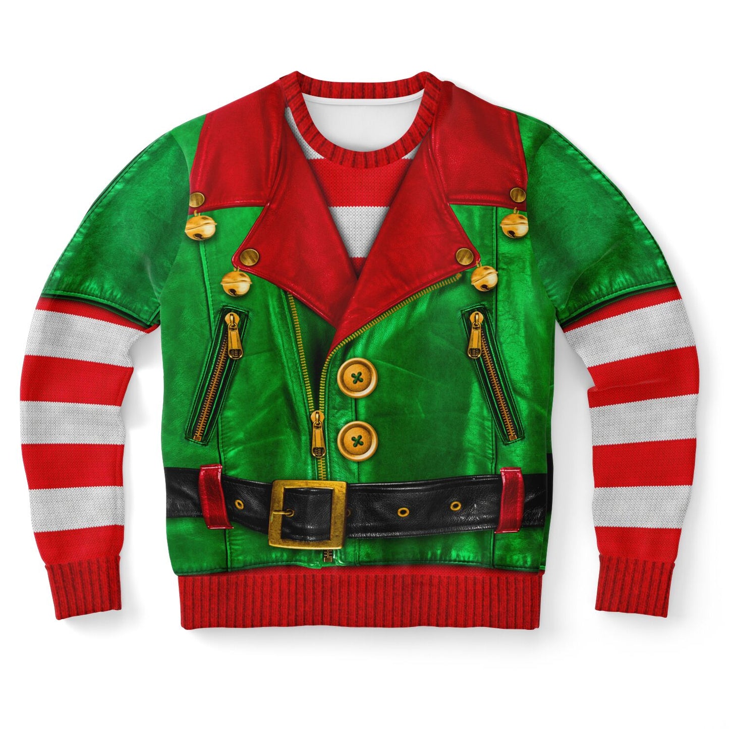 Santa's Little Biker Help Printed Sweatshirt
