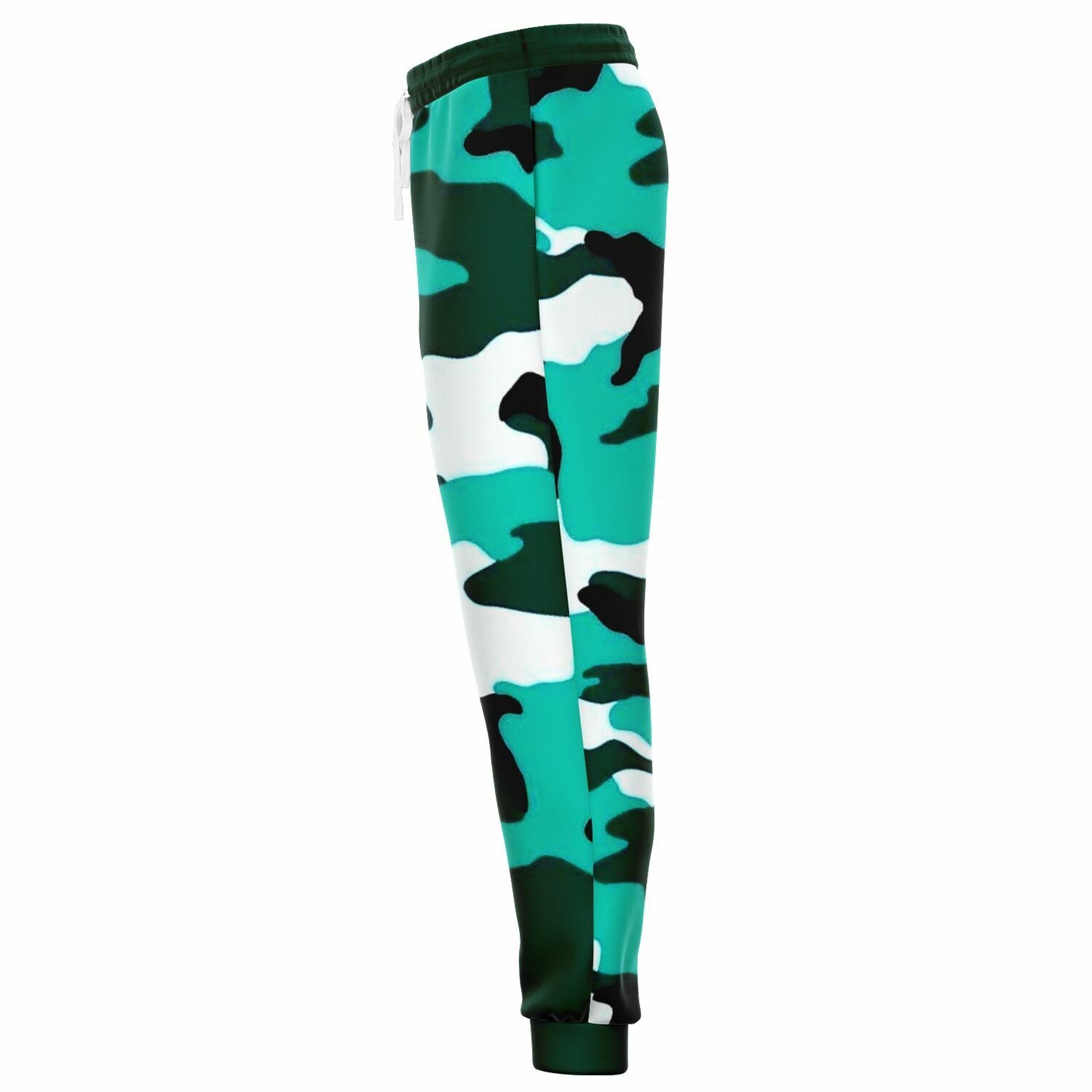 Turquoise Camo Pattern Fashion Jogger