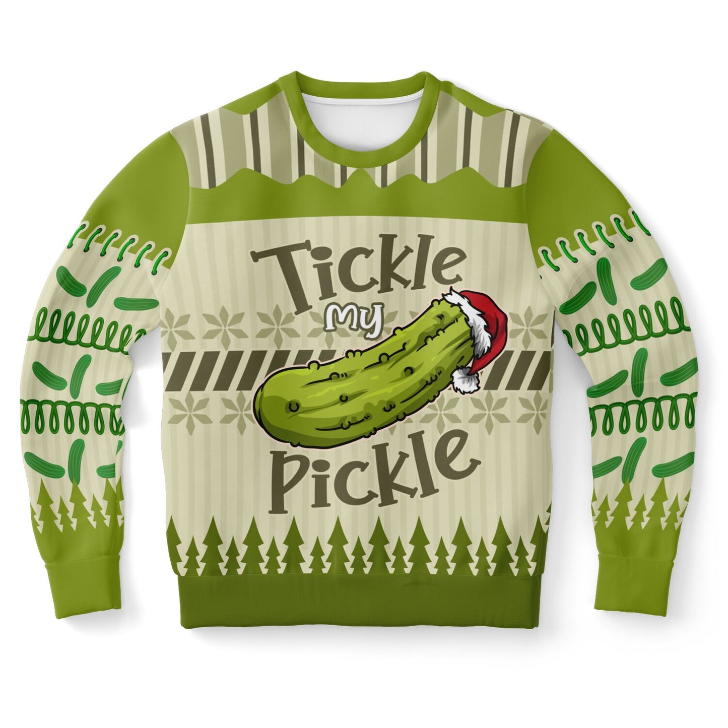 Tickle My Pickle Funny Holiday Sweatshirt
