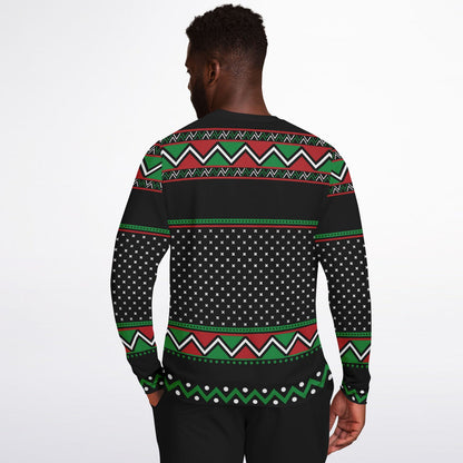 Shift Is it Christmas Funny Mountain Biker Printed Sweatshirt