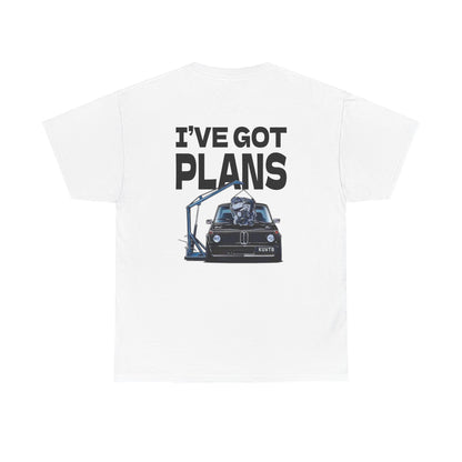 I've Got Plans Car Enthusiasts Heavy Cotton Tee
