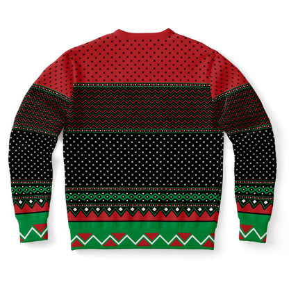 Ask Your Mom If I'm Real Funny Santa Sweatshirt