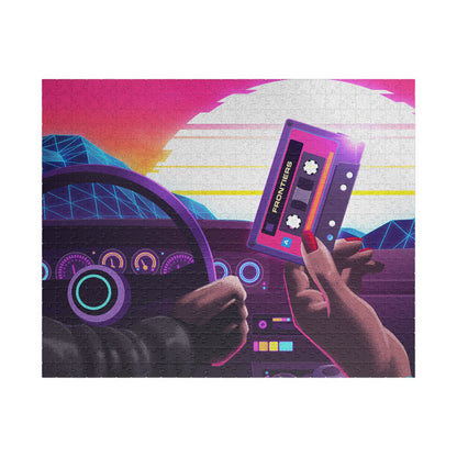 Retro Car Cabin Art Jigsaw Puzzle [110, 252, 520, or 1014 pieces]