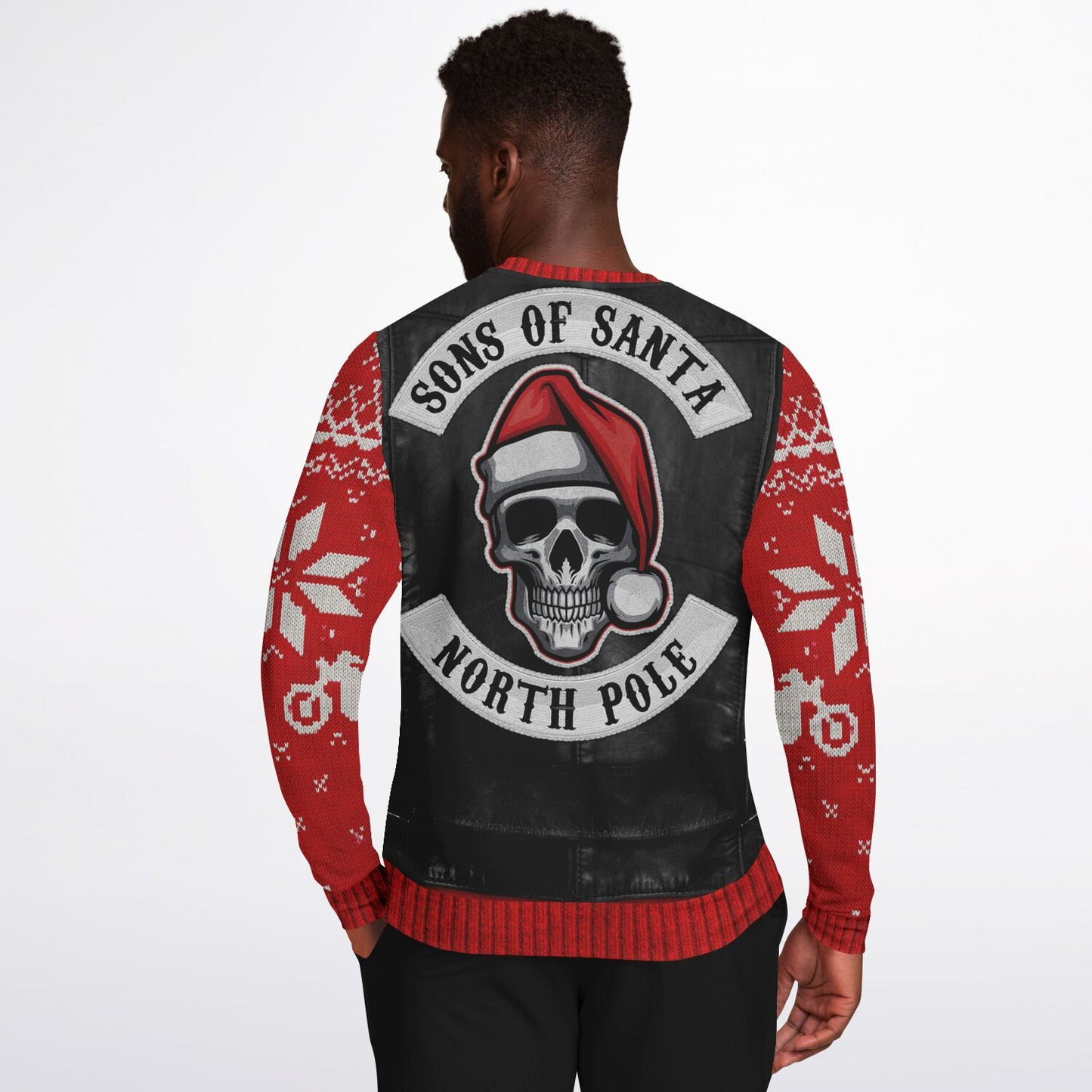 Sons of Santa Biker Jacket Print Sweatshirt