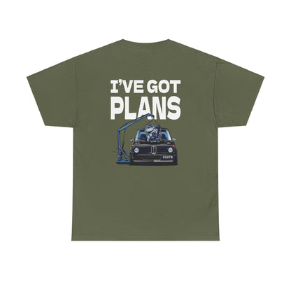 I've Got Plans Car Enthusiasts Heavy Cotton Tee