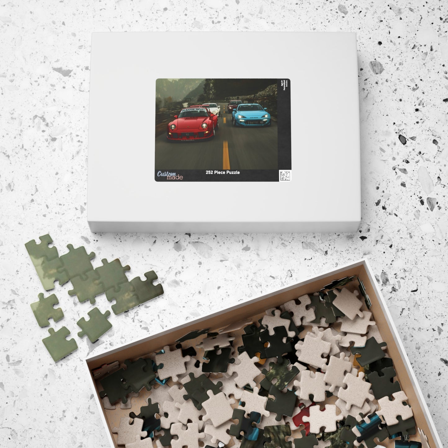 Car Lineup Jigsaw Puzzle [110, 252, 520, or 1014 pieces]