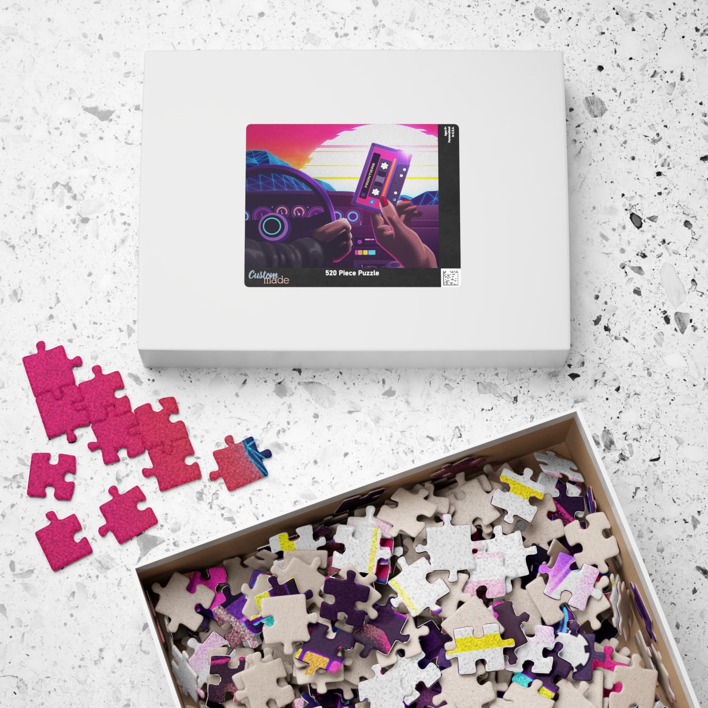 Retro Car Cabin Art Jigsaw Puzzle [110, 252, 520, or 1014 pieces]