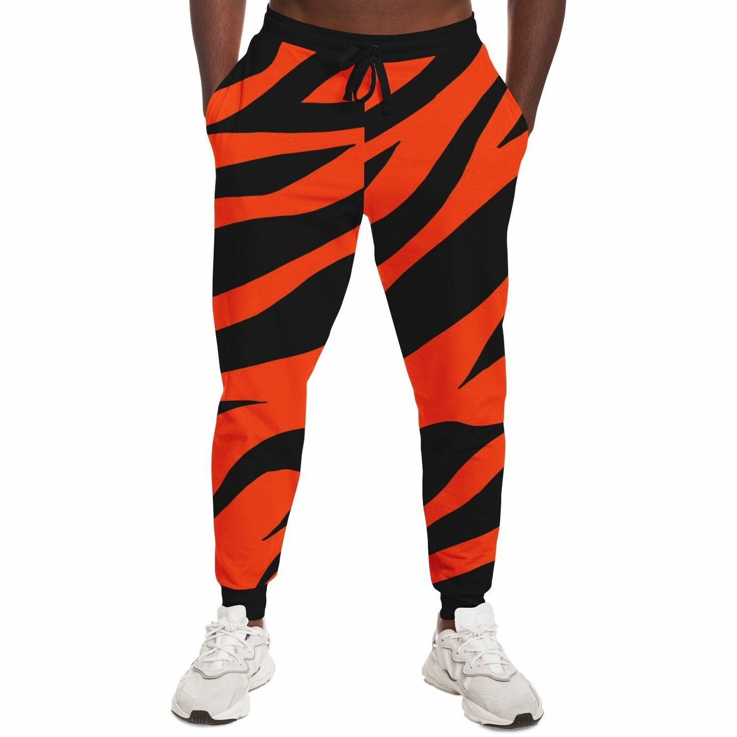 Orange Abstract Pattern Fashion Sweatpants