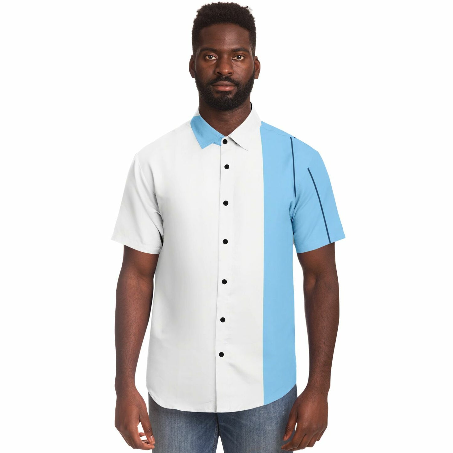 RWB Turbo S Short Sleeve Button Down Shirt - AOP