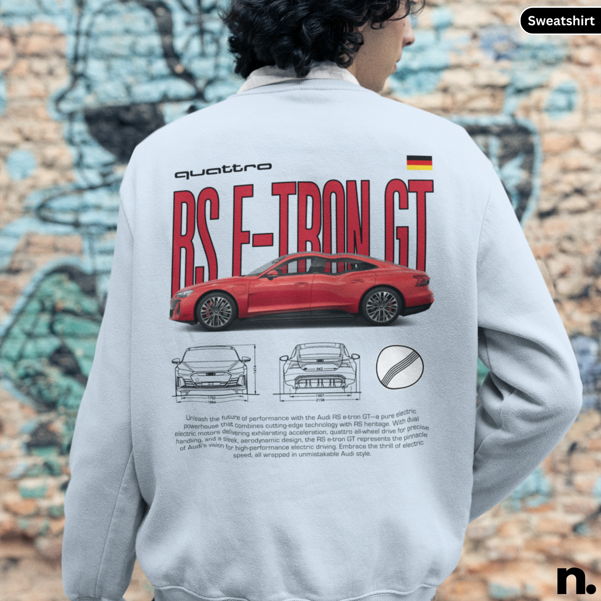 AudiRSE-tronGTPosterStyle-Nerdotopia-SweatshirtImage-Light BluemColour
