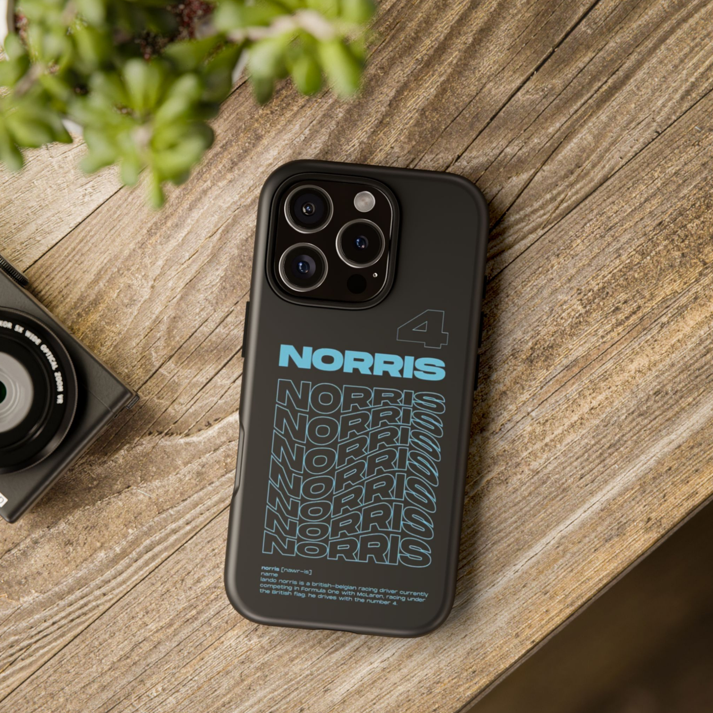 Lando Norris Inspired F1 Tough Magnetic Cases