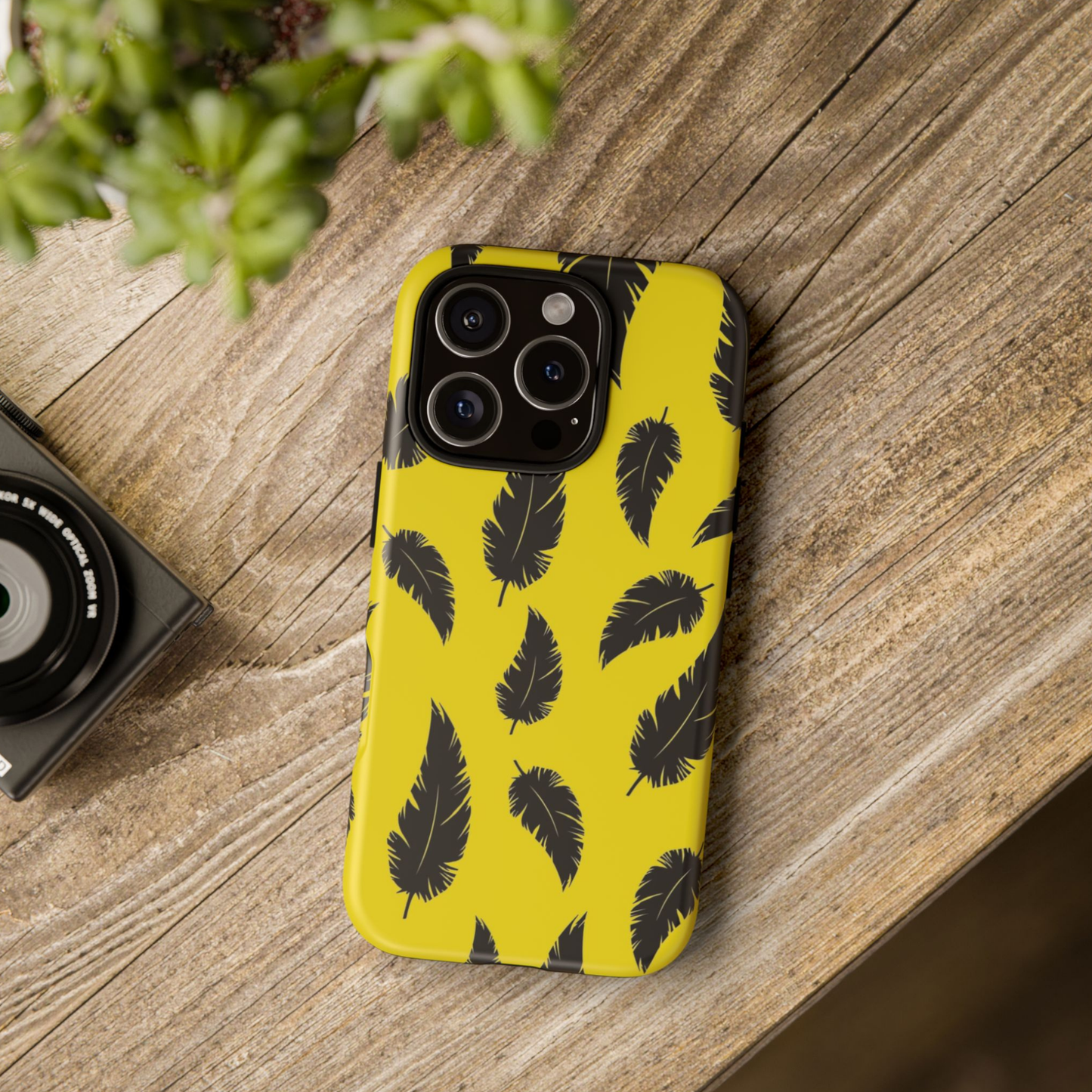Feathers Pattern Tough Phone Case