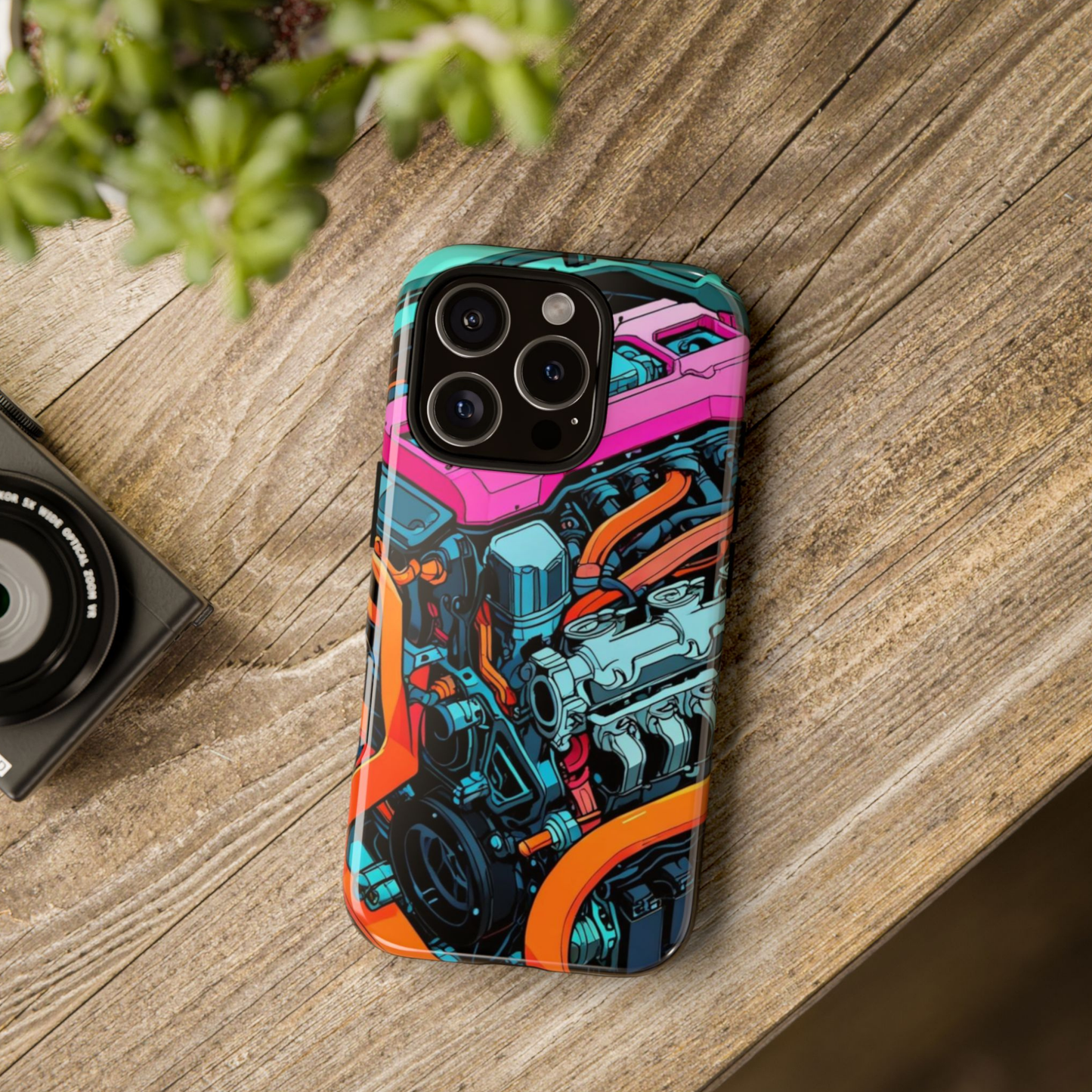 Engine Illustration Tough Phone Case
