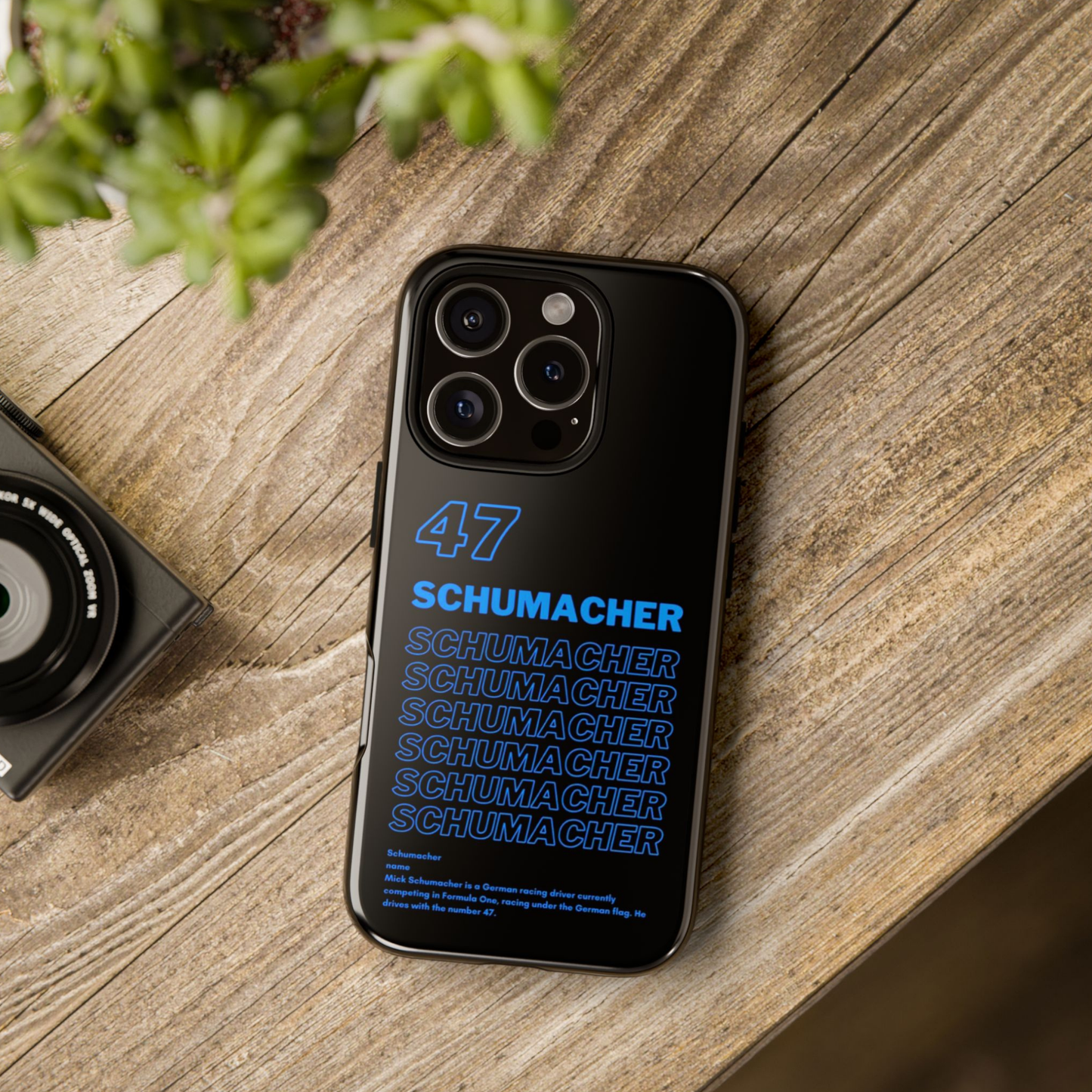 Schumacher F1 Inspired Tough Phone Case