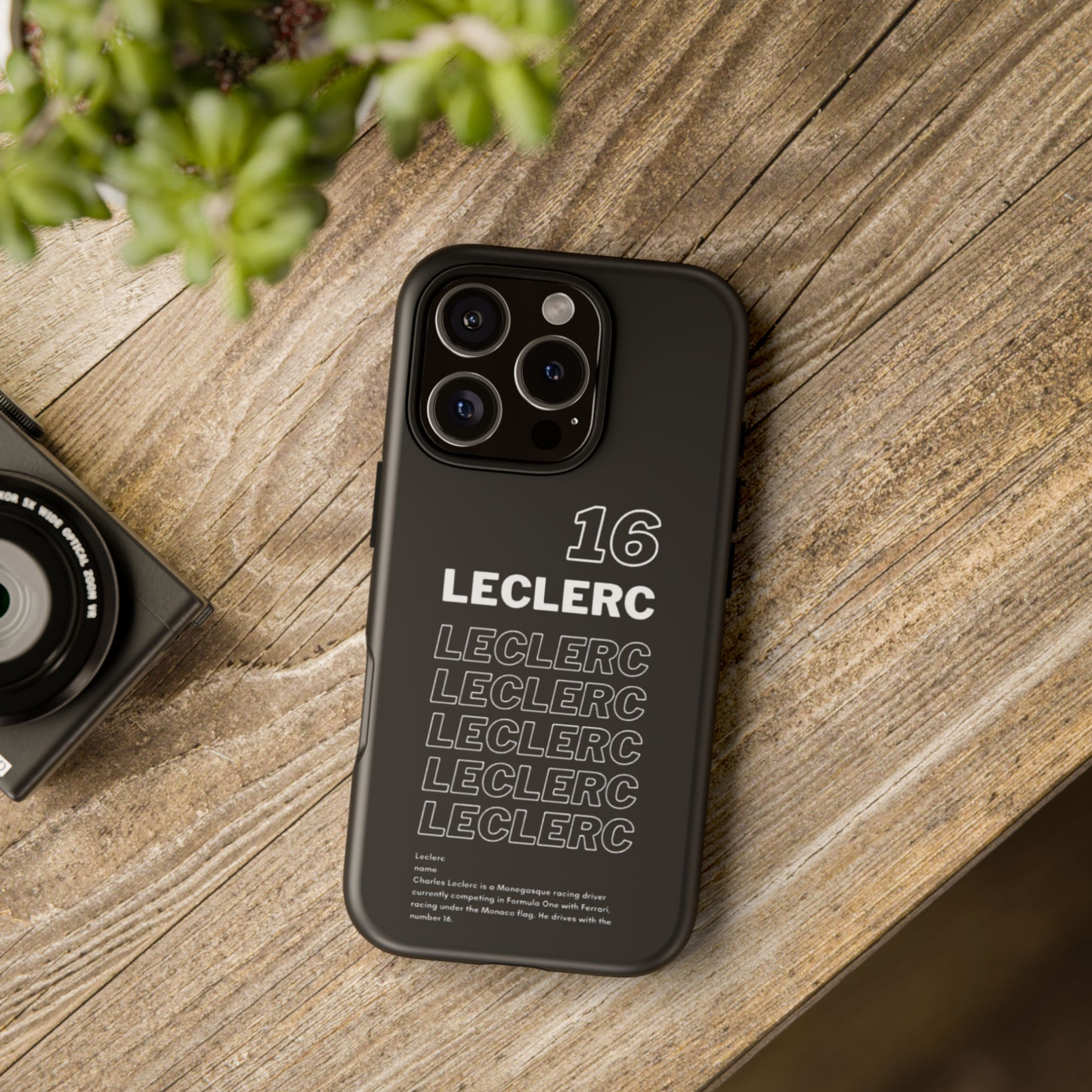 Leclerc 16 F1 Inspired Snap Case