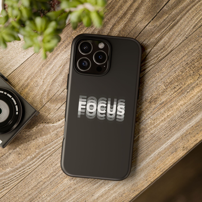 Focus Hallucination Effect Minimalistic MagSafe Tough Case