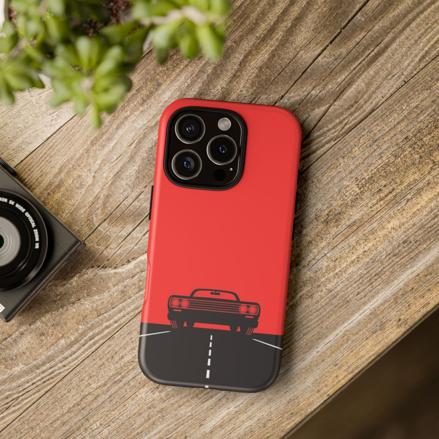 Classic Car Illustration Tough Case