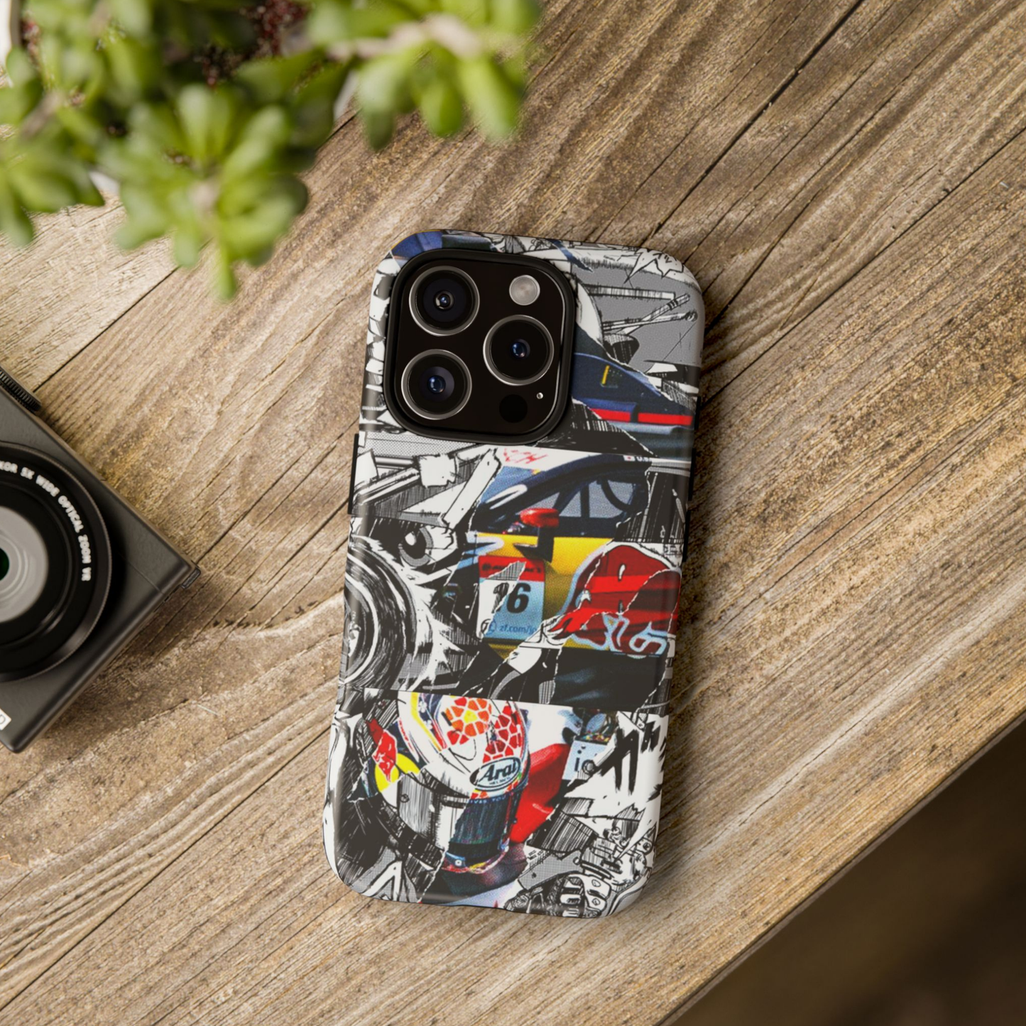 F1 Animated Style Tough Phone Case