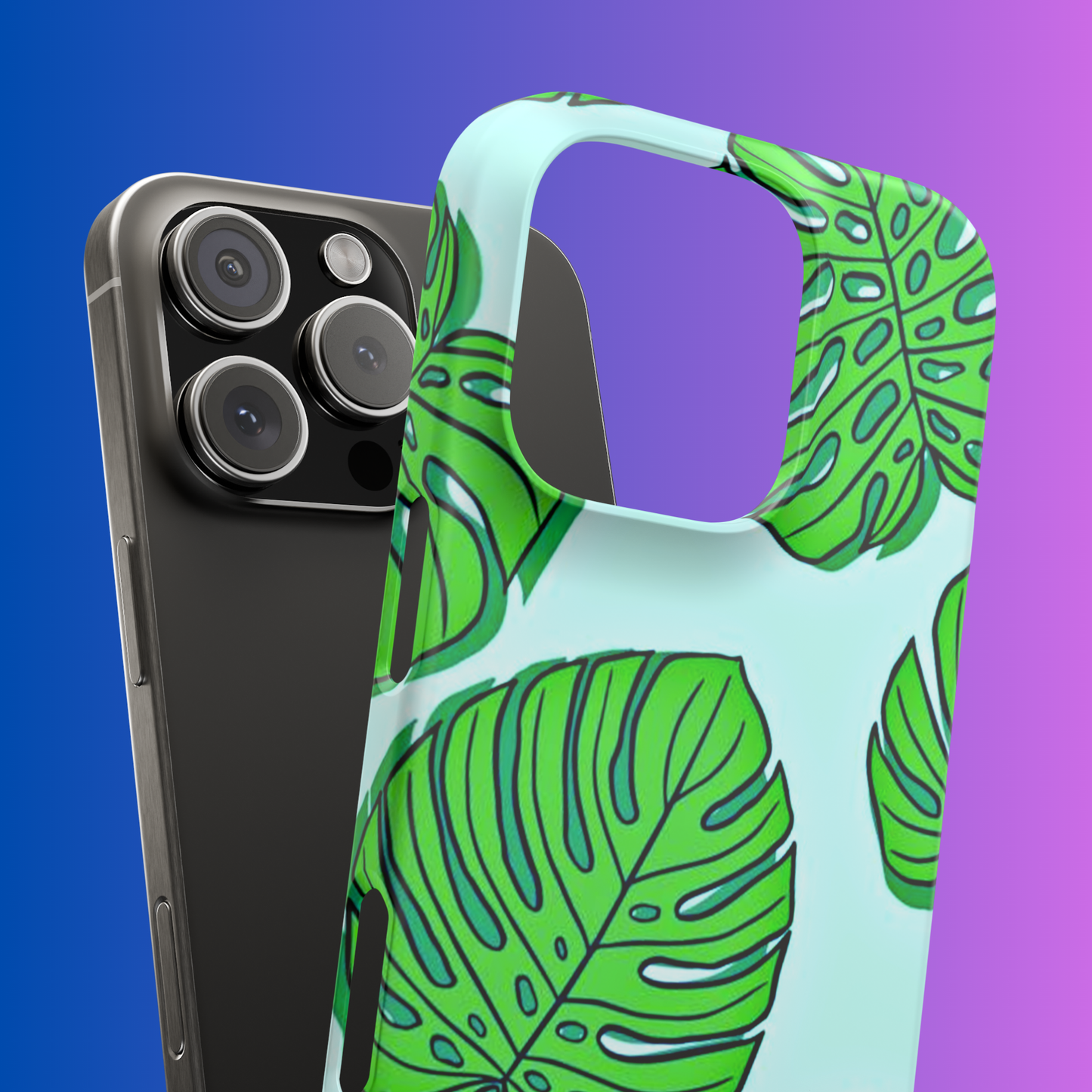 Leaves Pattern Tough Phone Case