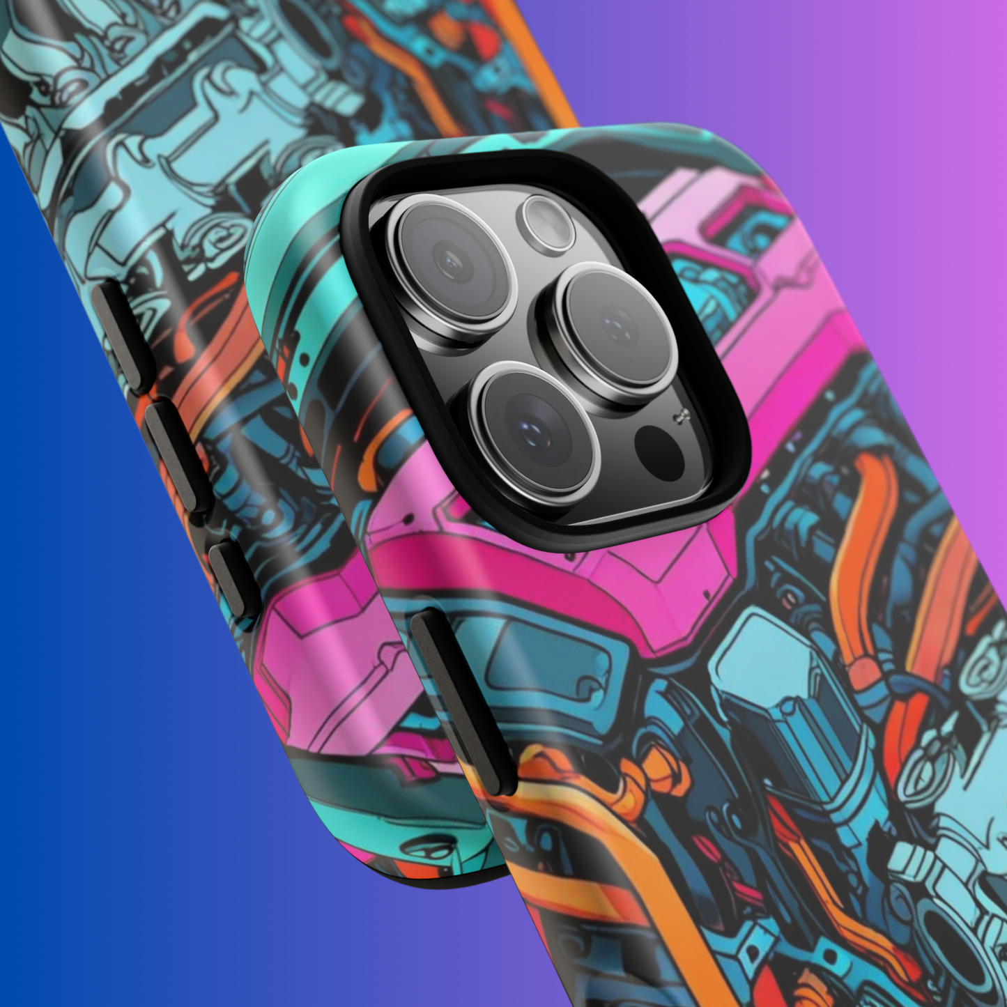 Engine Illustration Tough Phone Case