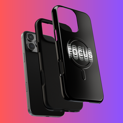 Focus Hallucination Effect Minimalistic MagSafe Tough Case