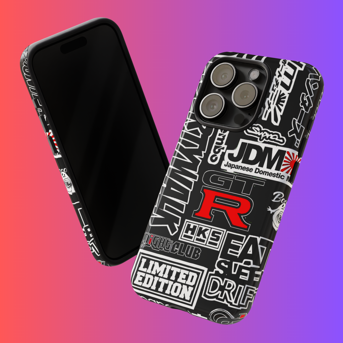 JDM Collage Inspired Tough Phone Case