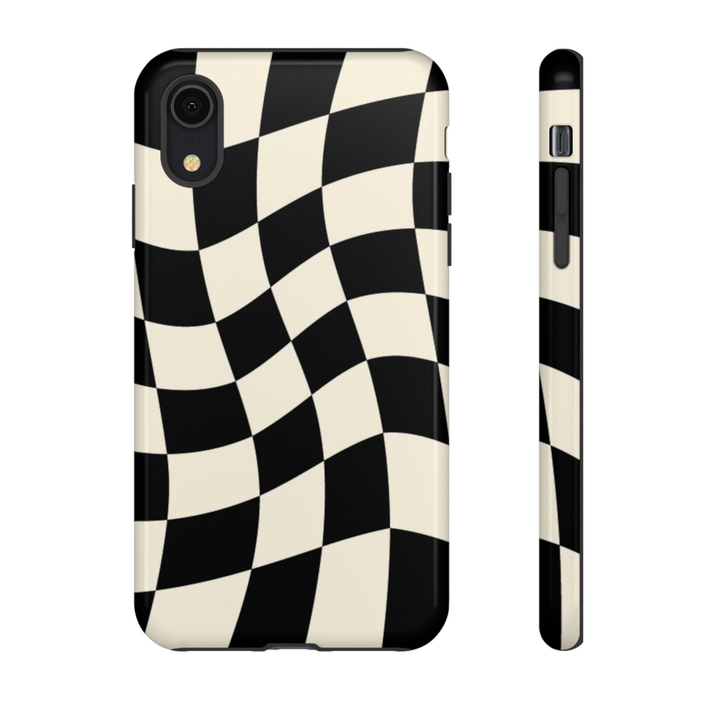 Checkered Flag Inspired Tough Phone Case