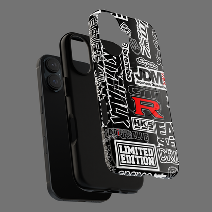 JDM Collage Inspired Tough Phone Case
