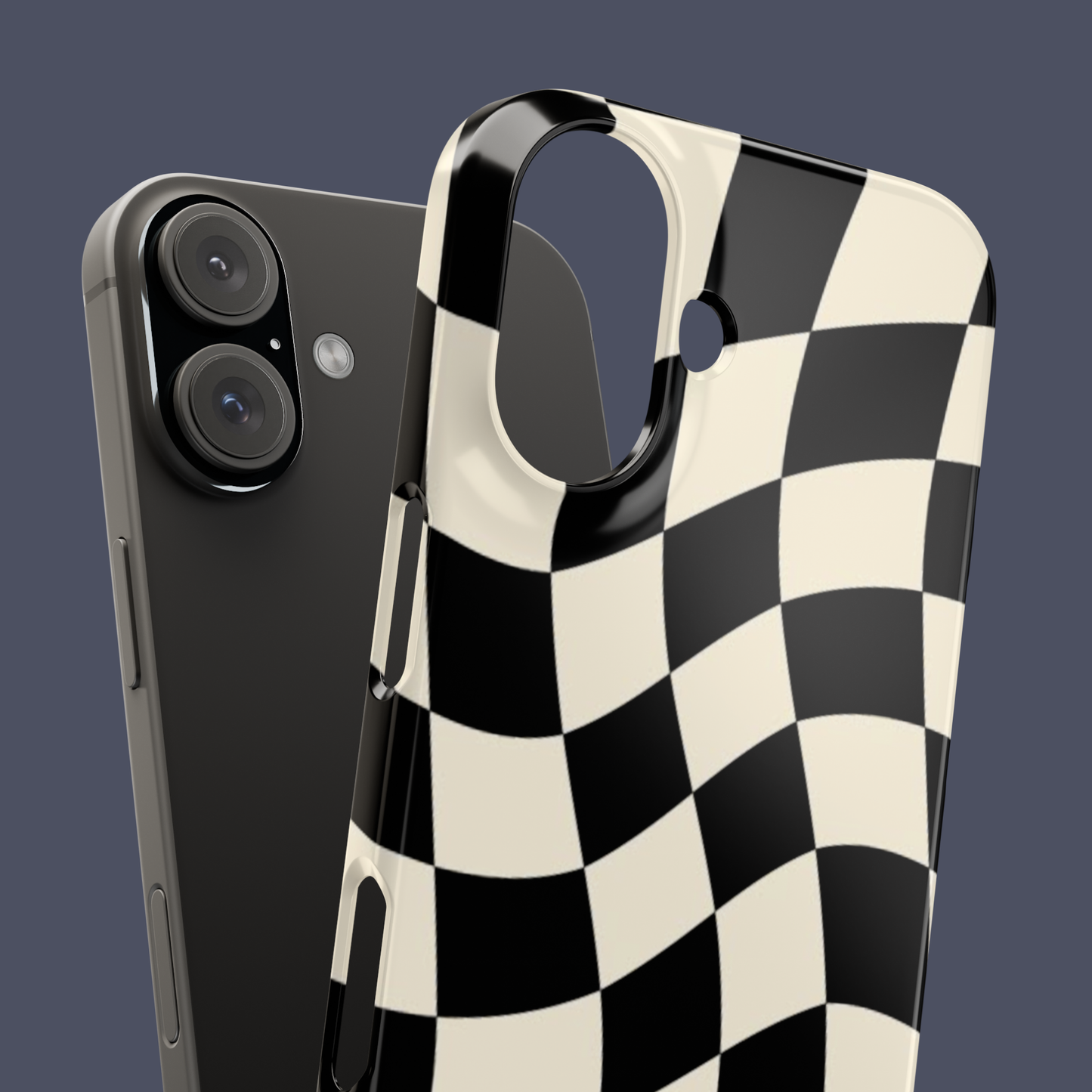 Checkered Flag Inspired Tough Phone Case