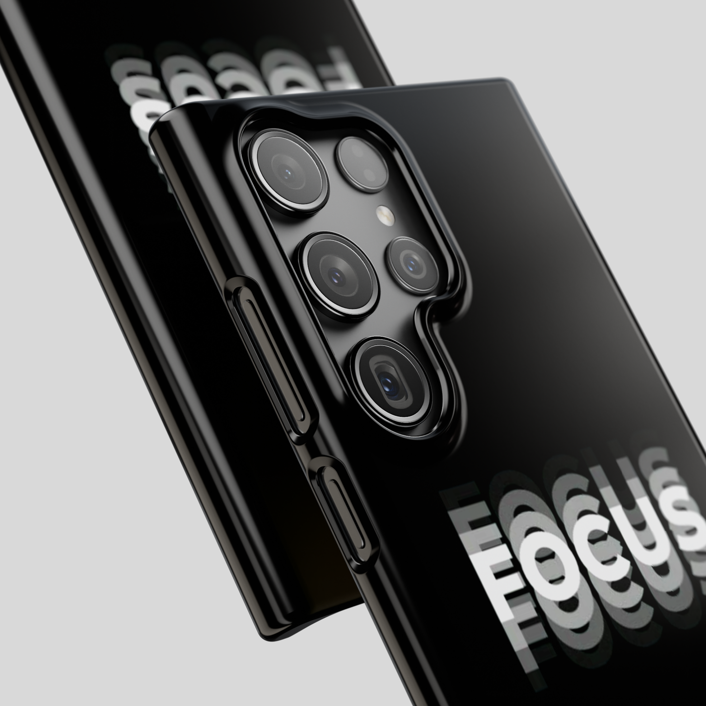 Focus Hallucination Effect Minimalistic Snap Case