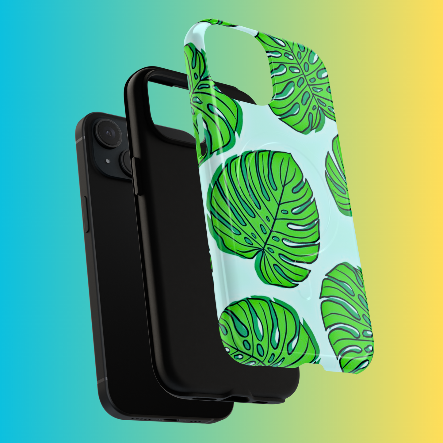 Leaves Pattern Tough Phone Case