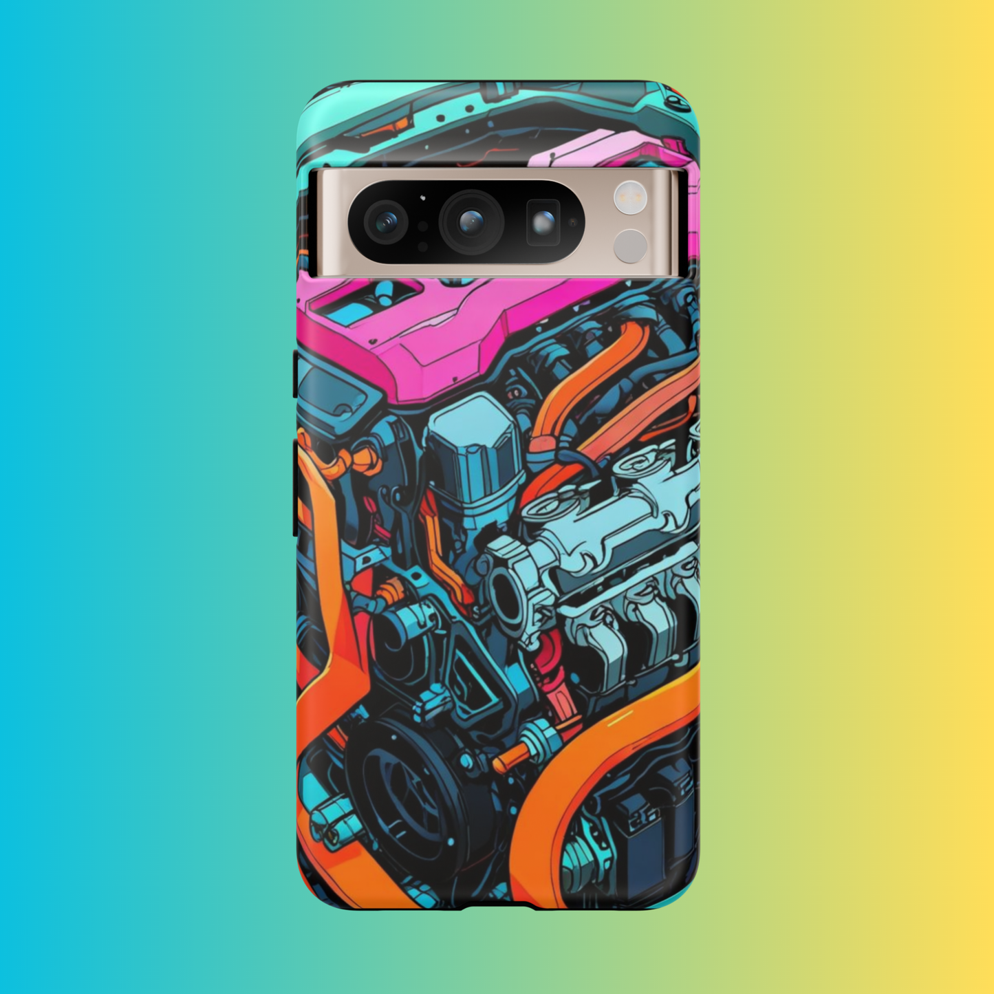 Engine Illustration Tough Phone Case