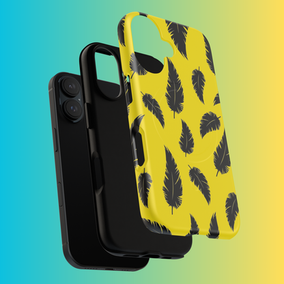 Feathers Pattern Tough Phone Case