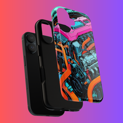 Engine Illustration Tough Phone Case