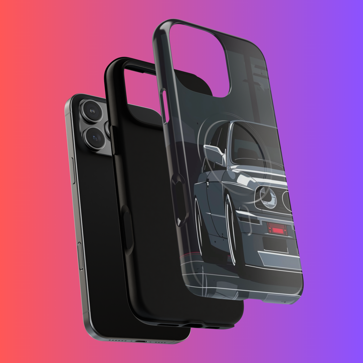 E30 M3 Illustration Tough Phone Case