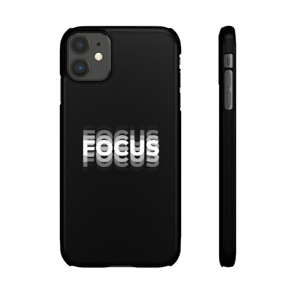 Focus Hallucination Effect Minimalistic Snap Case