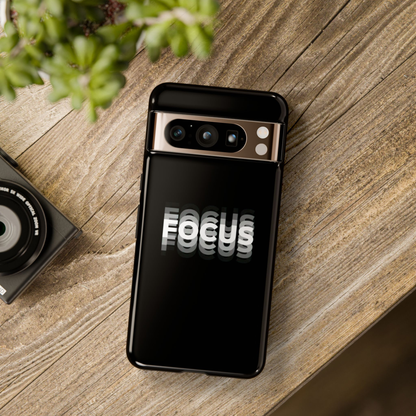 Focus Hallucination Effect Minimalistic Snap Case