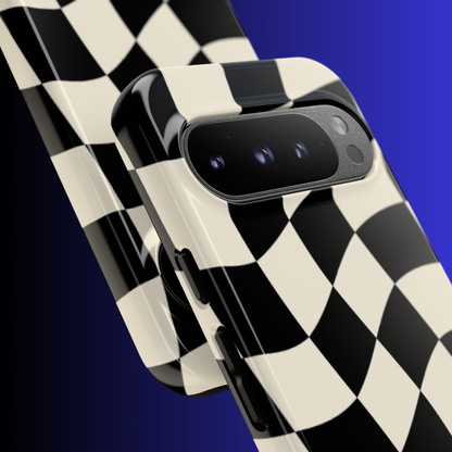 Checkered Flag Inspired Tough Phone Case