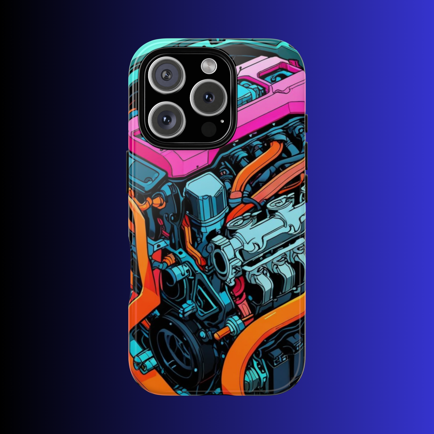 Engine Illustration Tough Phone Case