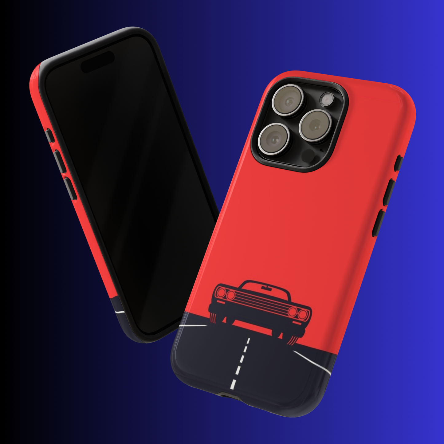 Classic Car Illustration Tough Case