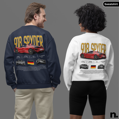918 Spyder Poster Style Sweatshirt