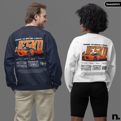Jesko Poster Style Sweatshirt